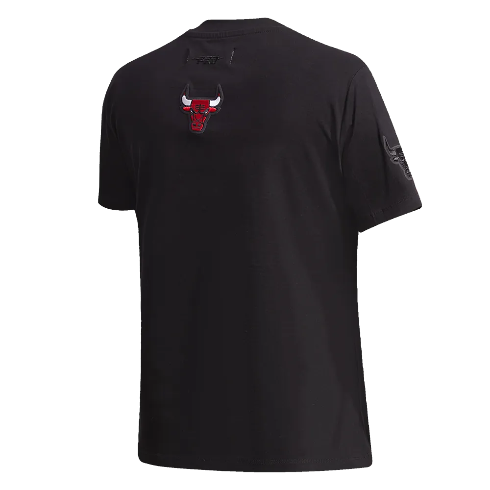 CHICAGO BULLS SCRIPT SJ SLIM FIT TEE (BLACK)
