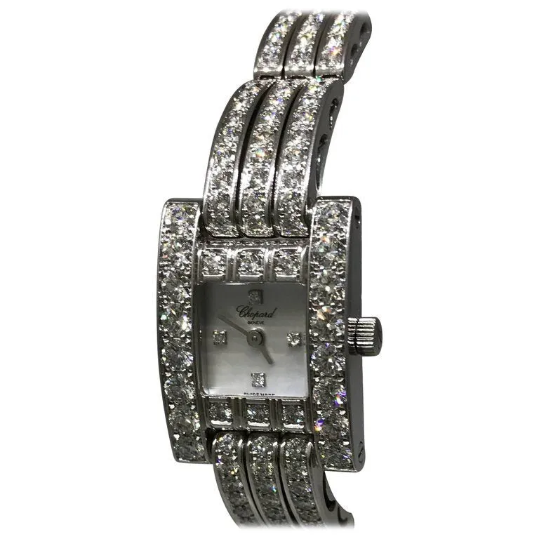 Chopard H Watch Diamond Ladies Watch 10/6966-1001