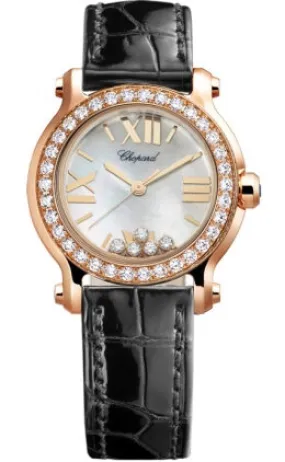 Chopard Happy Sport Mother of Pearl Dial Ladies Watch 27/4189-5005