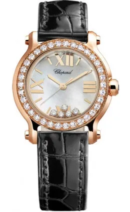 Chopard Happy Sport Mother of Pearl Dial Ladies Watch 27/4189-5005