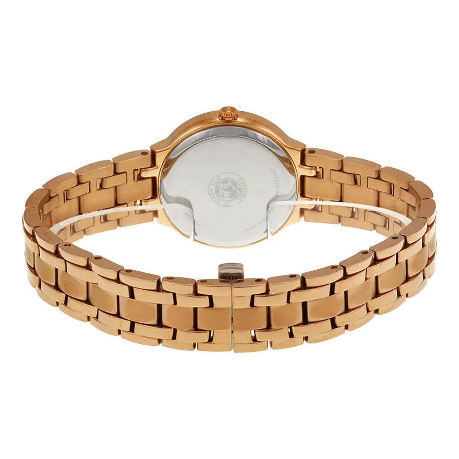 Citizen Eco Drive Bella Gold-Tone Diamond Ladies Watch EM0123-50A