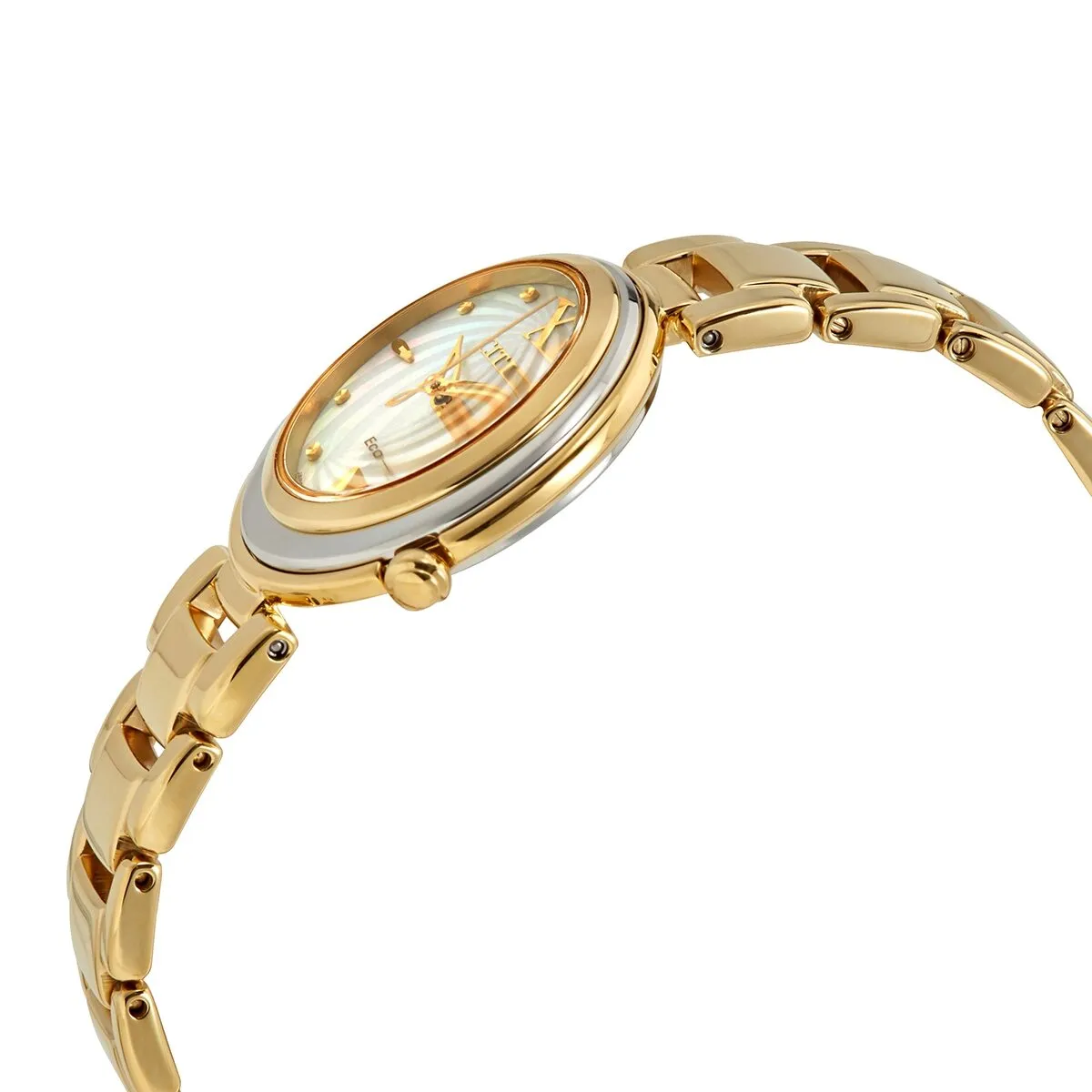 Citizen Eco-Drive Mother of Pearl Crystal Dial Ladies Watch EM0336-59D