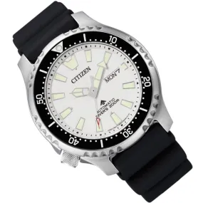 Citizen Promaster Fugu Automatic White Dial Mens 200m Watch NY0118-11A
