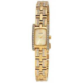 Citizen Silhouette Eco-Drive Champagne Dial Ladies Watch EG2352-52P