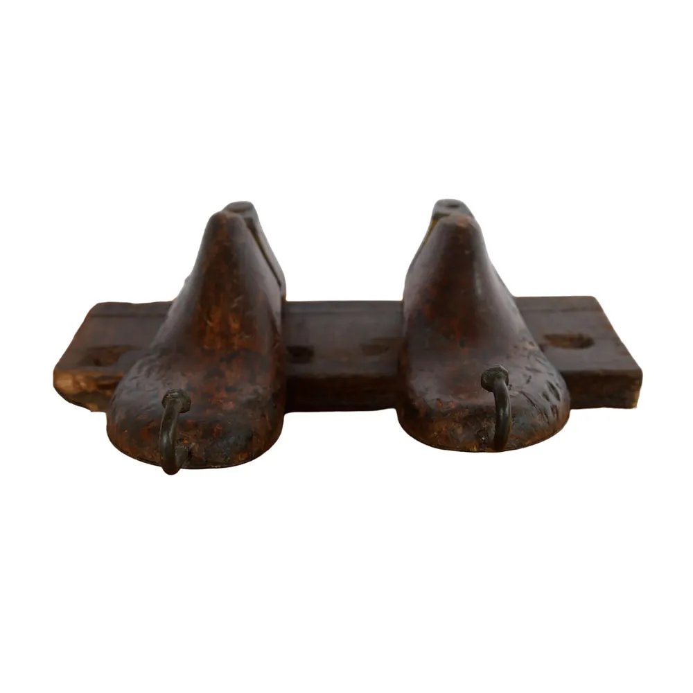 Collectible Antique Wooden Shoe Maker Dye Hanger