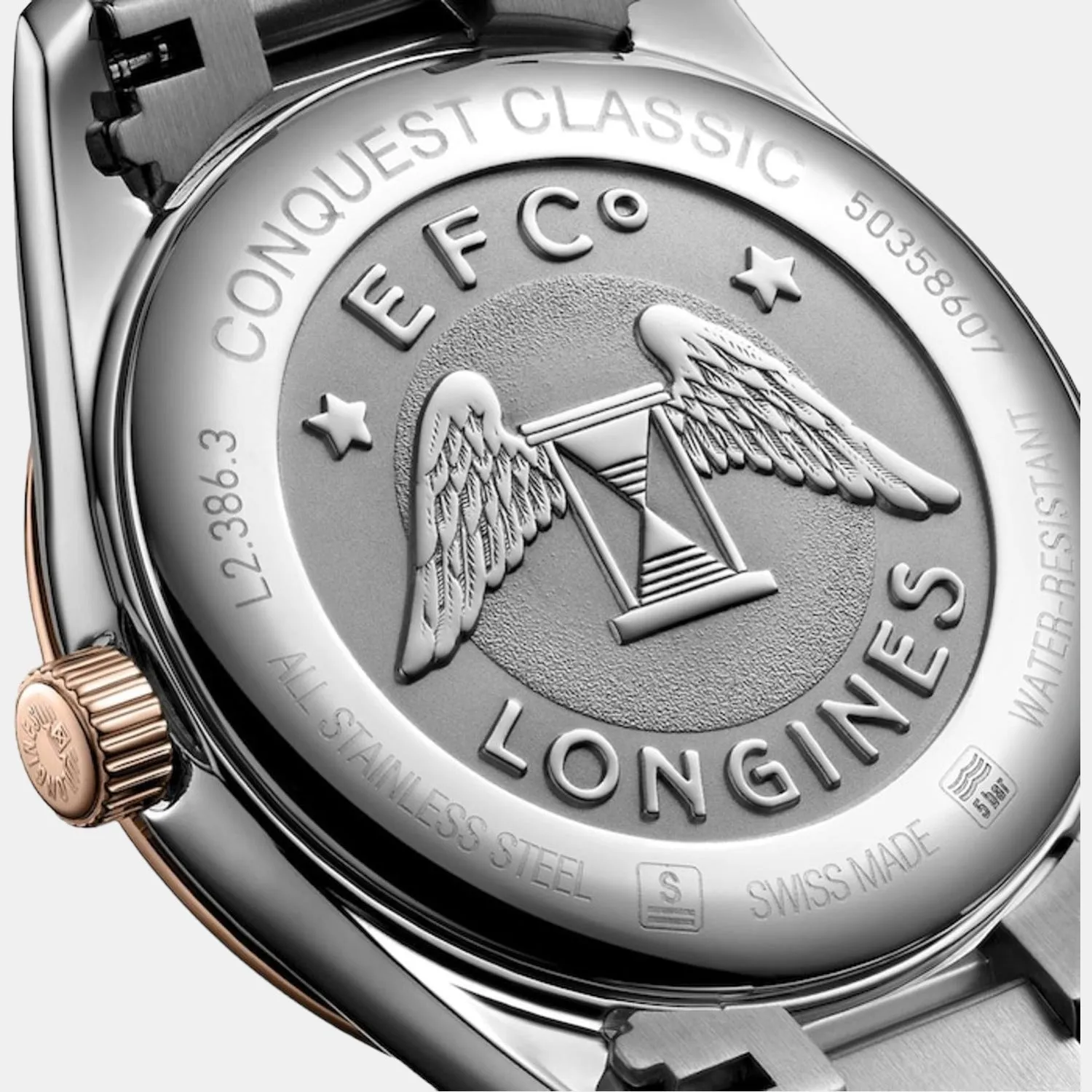Conquest Classic Women Analog Stainless Steel Watch L23863927