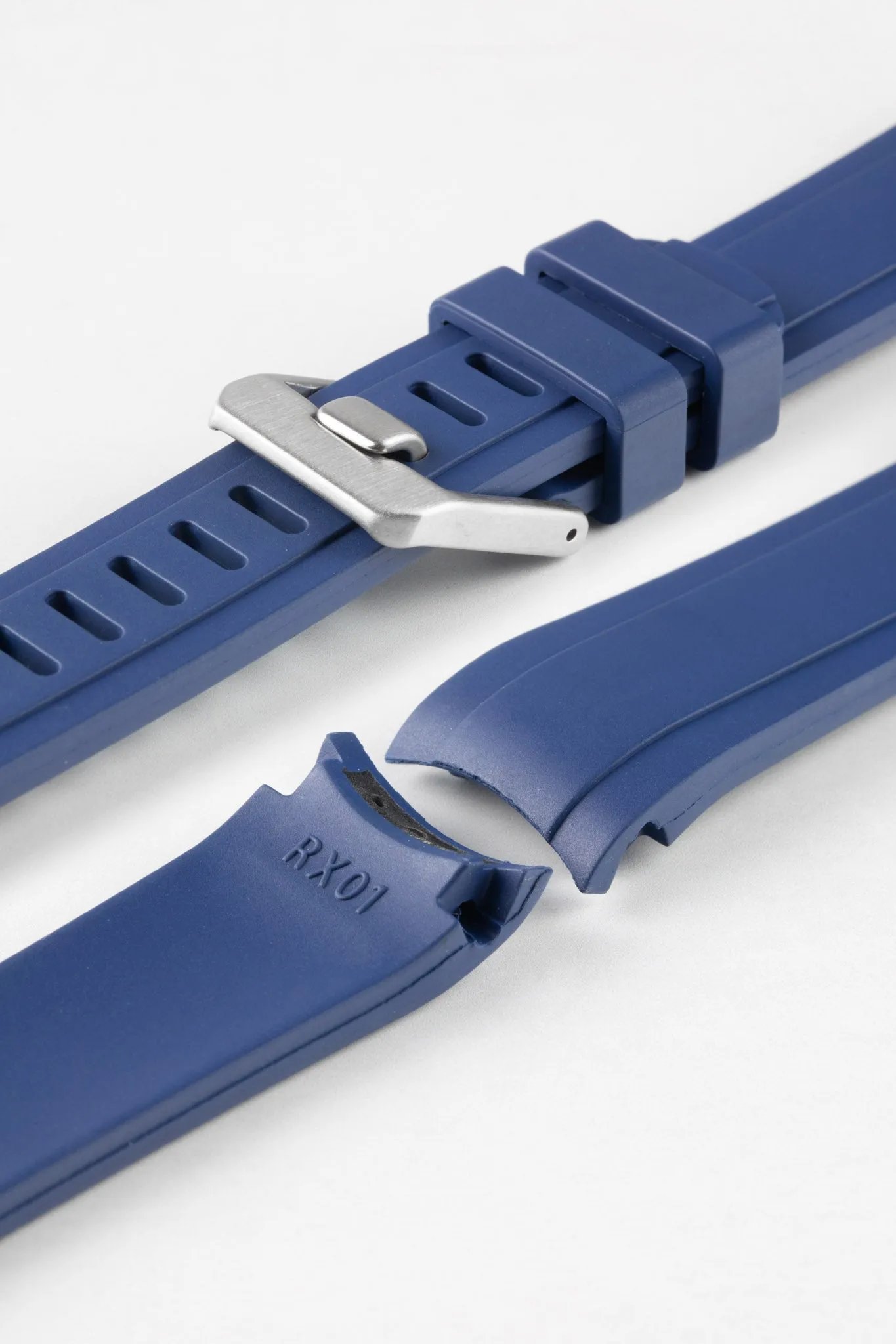 CRAFTER BLUE RX01 Rubber Watch Strap for Rolex Watches – BLUE