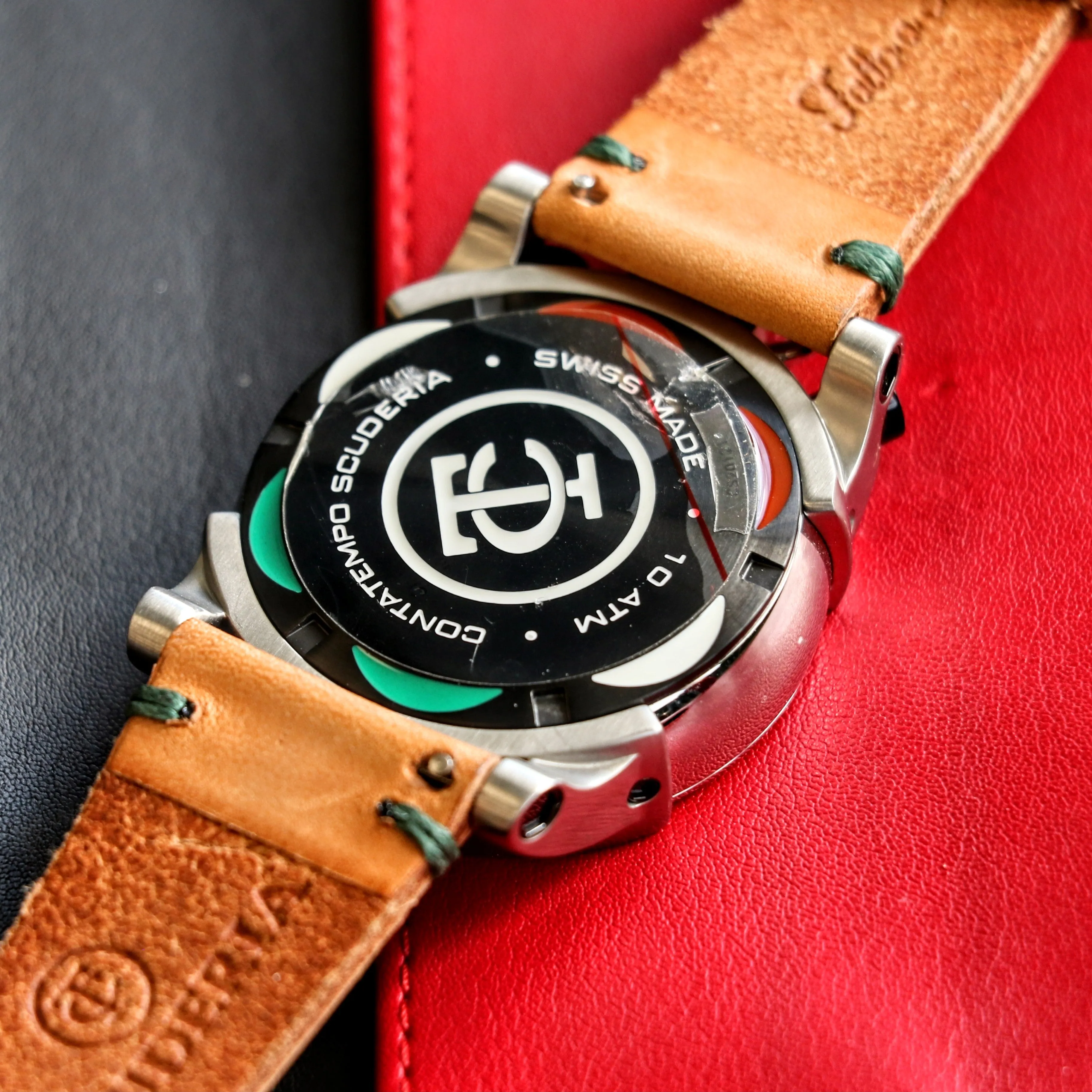 CT Scuderia Corsa Café Racer Wristwatch Chronografo Model CS20121 - Box & Papers