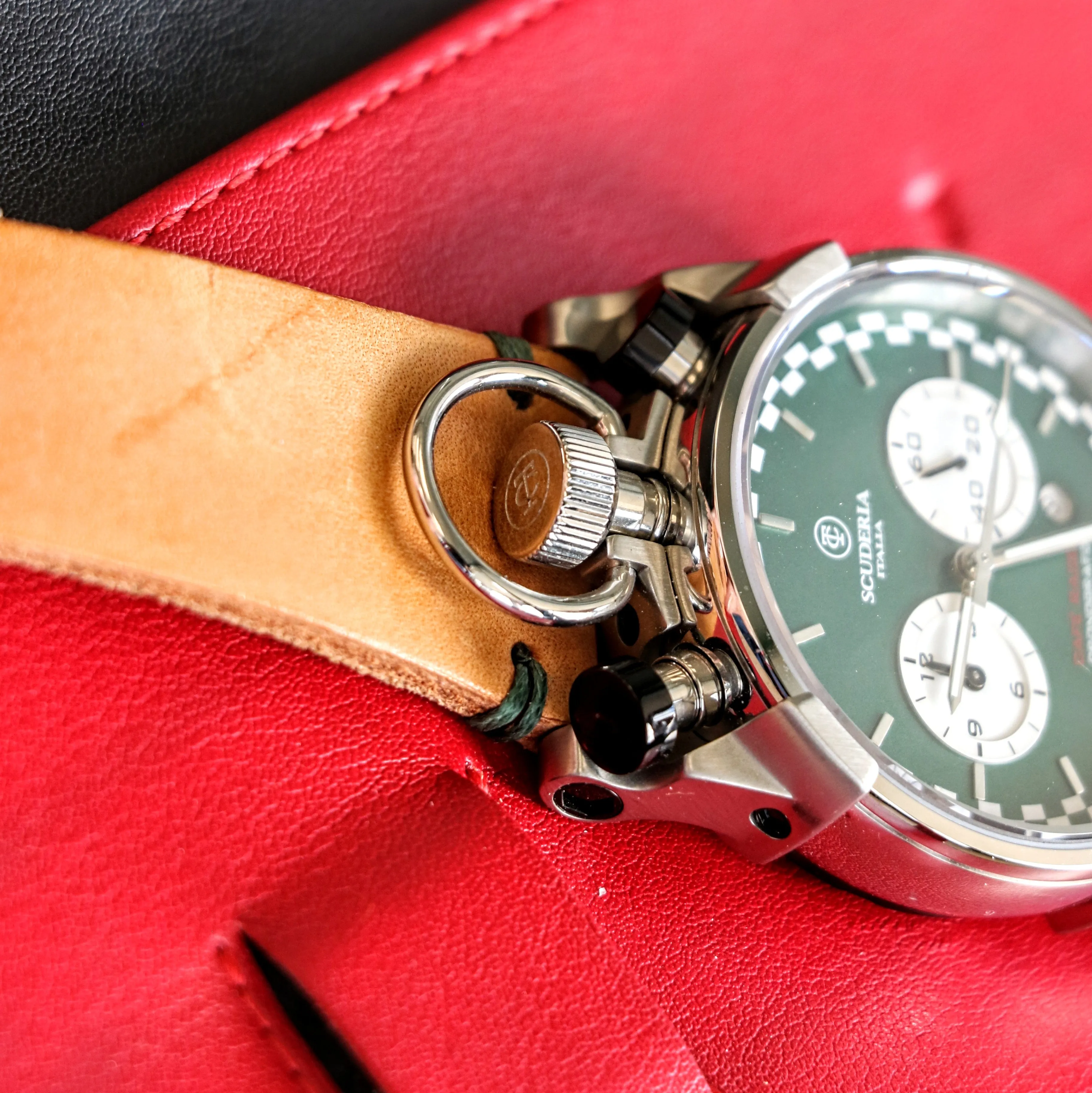 CT Scuderia Corsa Café Racer Wristwatch Chronografo Model CS20121 - Box & Papers