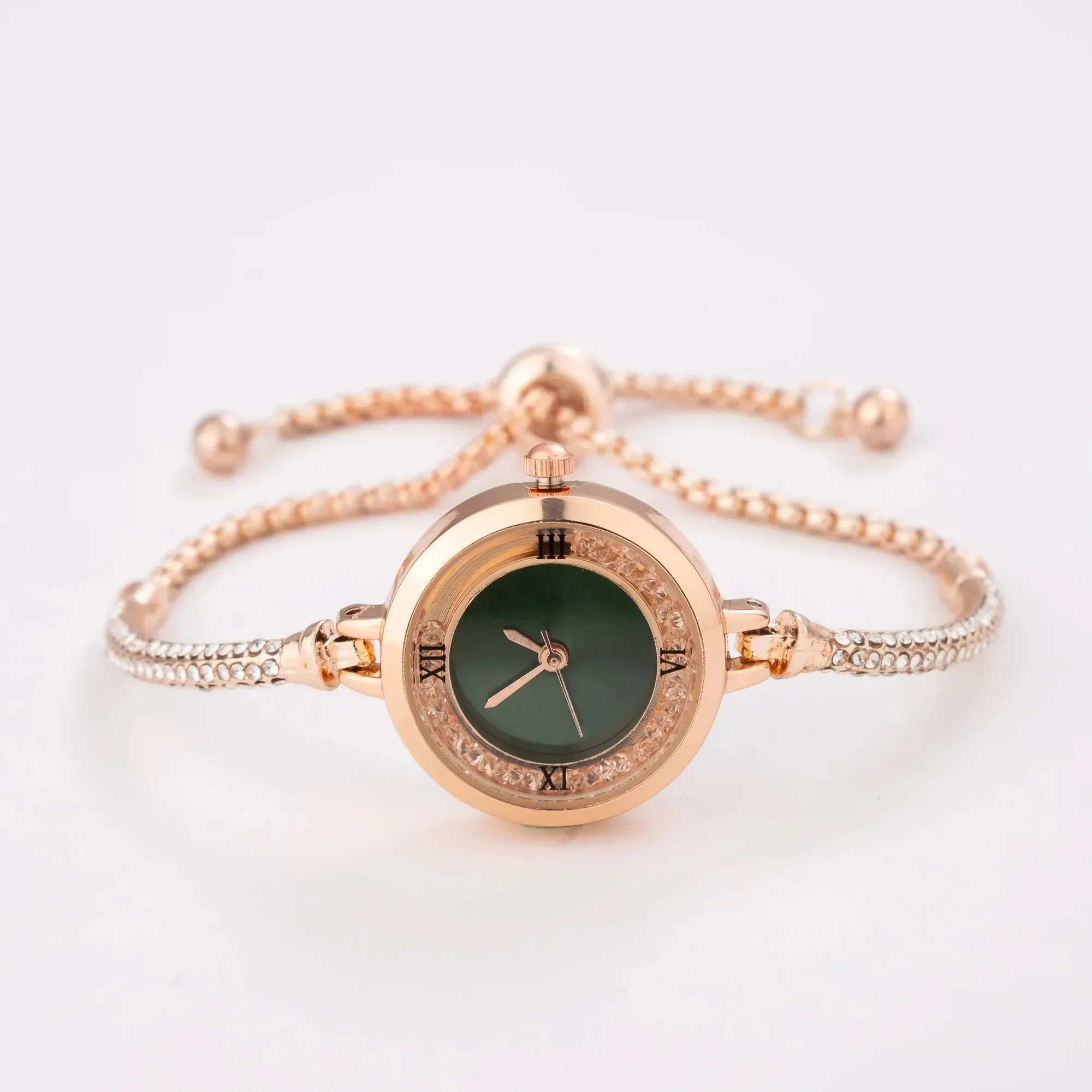 Cute Women's Steel Belt Bracelet Quartz Watch