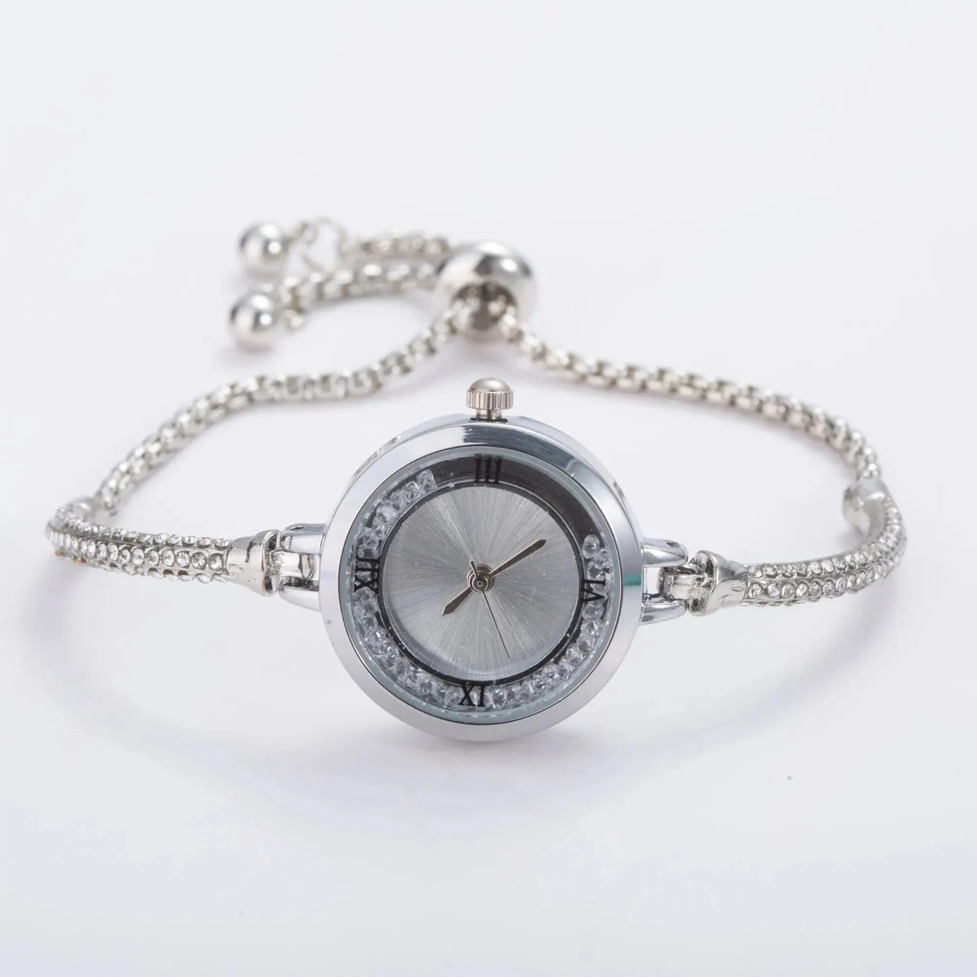 Cute Women's Steel Belt Bracelet Quartz Watch