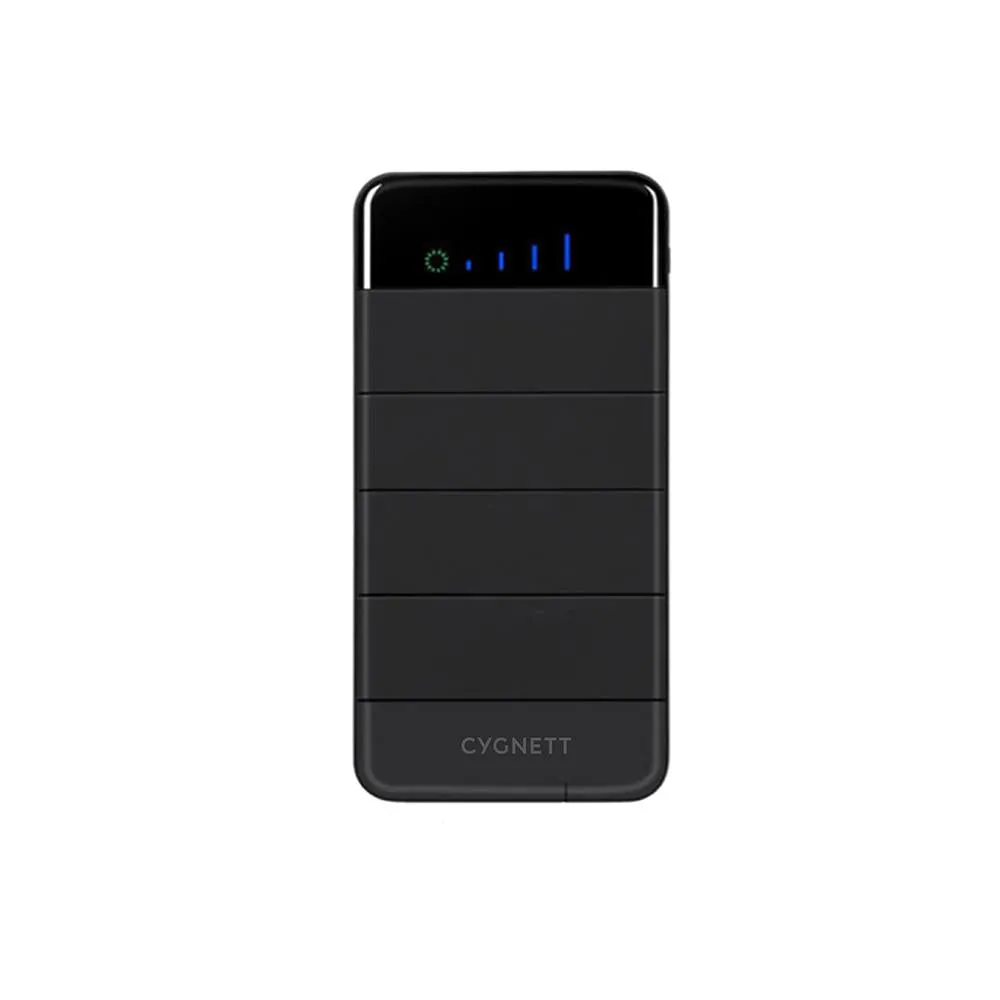 Cygnett ChargeUp Explorer 8K mAh Power Bank   Solar Panels - Black
