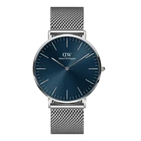 Daniel Wellington Classic 40 Sterling Silver Arctic Watch
