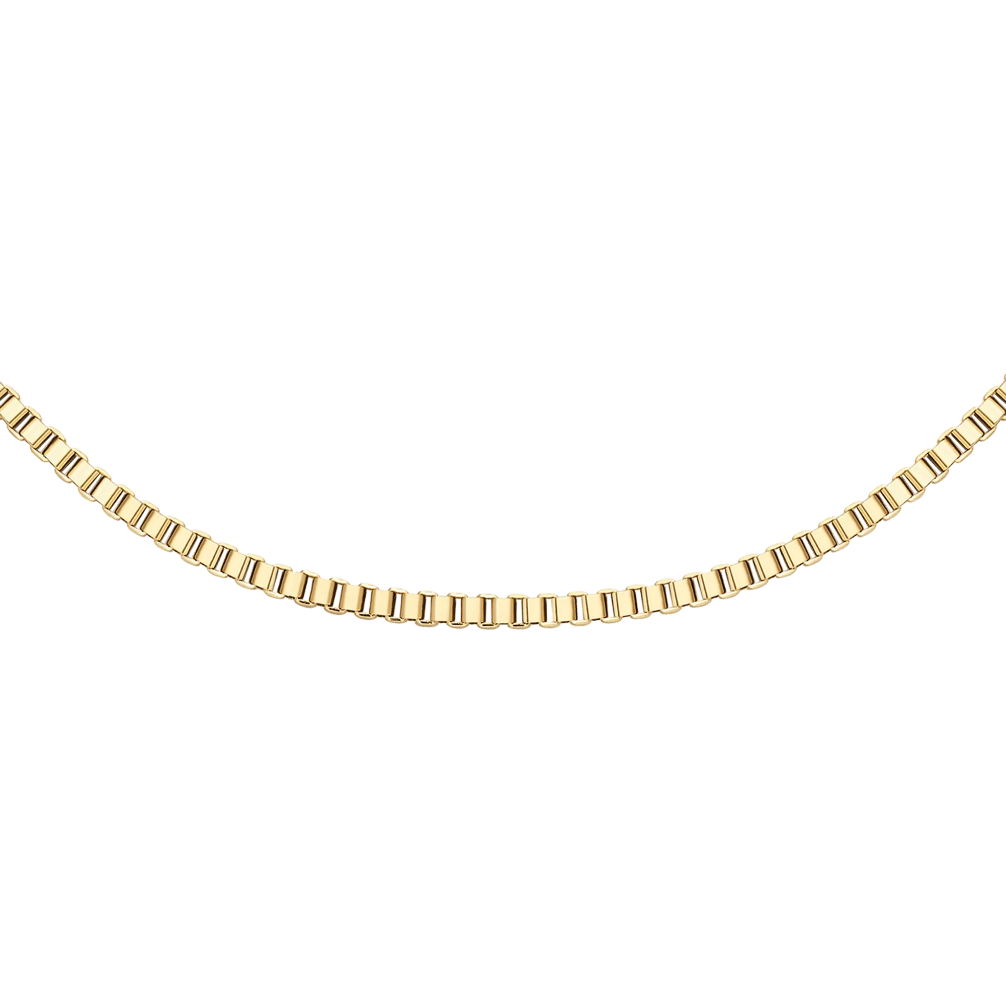Daniel Wellington Elan Box Chain Necklace Long Gold