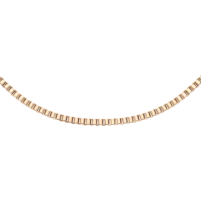 Daniel Wellington Elan Box Chain Necklace Short Rose Gold