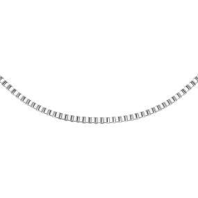Daniel Wellington Elan Box Chain Necklace Short Silver