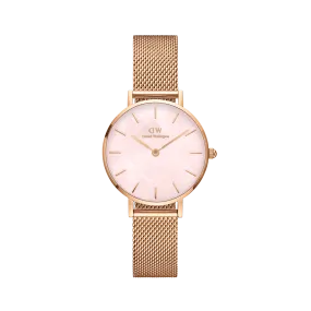 Daniel Wellington Petite 28 Melrose Rose Gold Mother of Pearl Watch