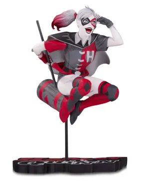 DC Comics Red, White & Black Statue Harley Quinn by Guillem March 18 cm