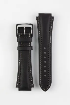 Di-Modell PILOT Waterproof Leather Watch Strap in BROWN