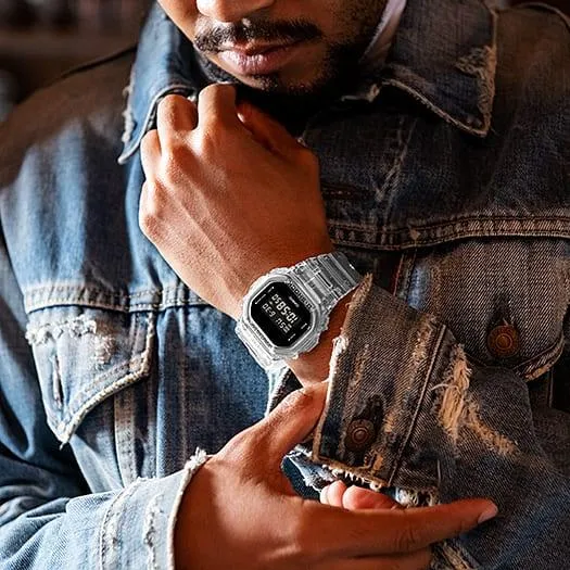 Digital 5600 Series DW5600SKE-7 Watch - Transparent