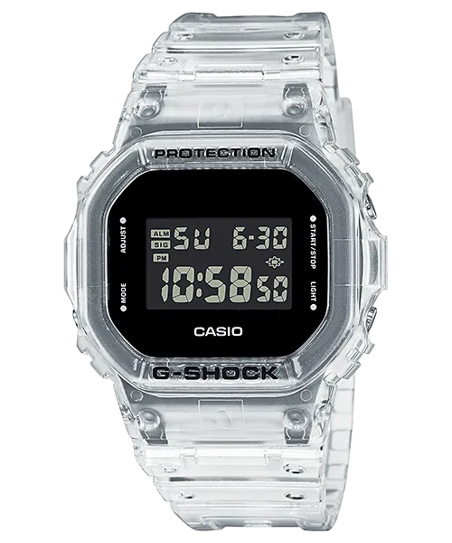 Digital 5600 Series DW5600SKE-7 Watch - Transparent