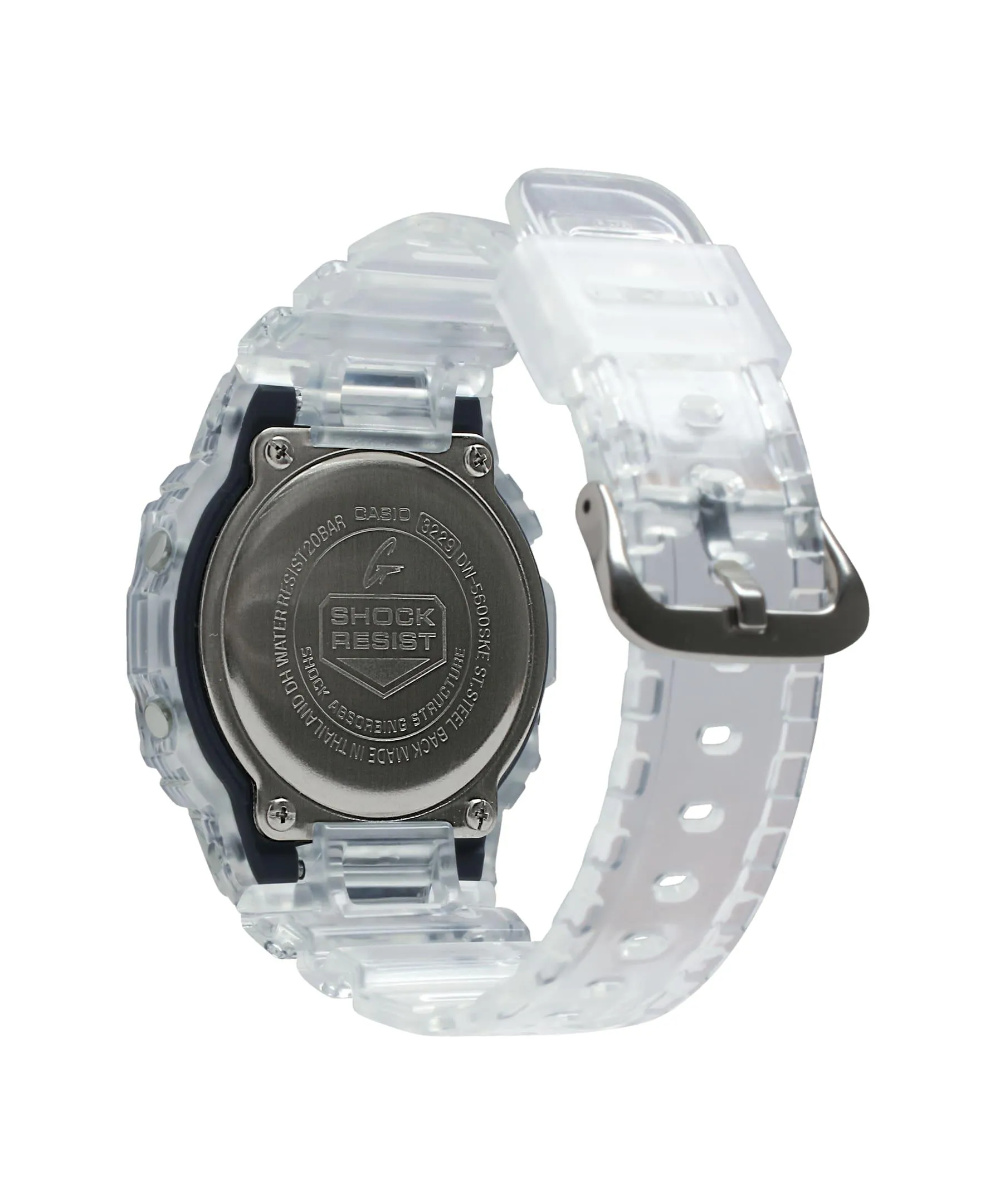 Digital 5600 Series DW5600SKE-7 Watch - Transparent
