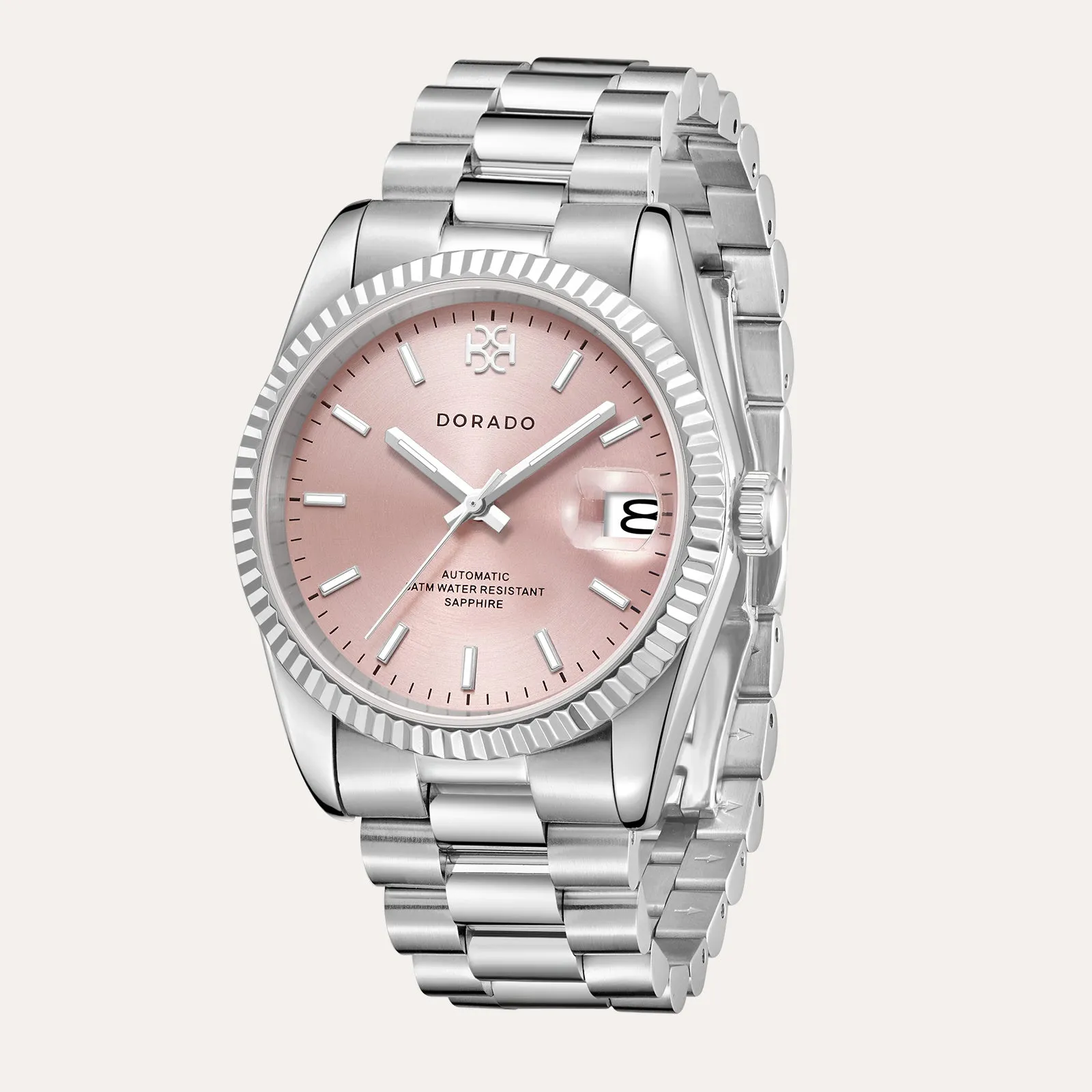 DORADO Silver Classic Watch - Pink