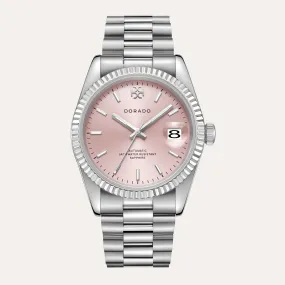 DORADO Silver Classic Watch - Pink