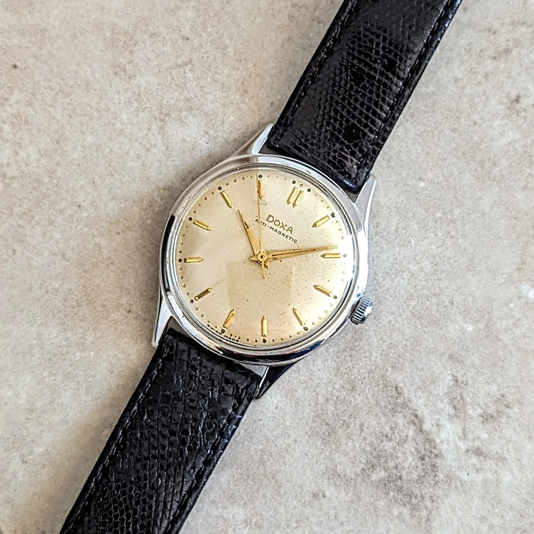 DOXA Anti-Magnetic Jumbo Wristwatch ETA 1147 Swiss Made Mechanical Watch