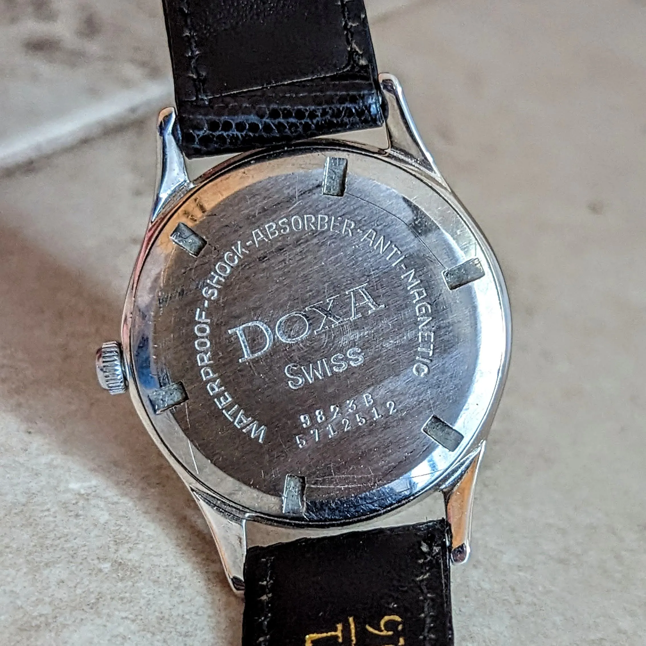 DOXA Anti-Magnetic Jumbo Wristwatch ETA 1147 Swiss Made Mechanical Watch