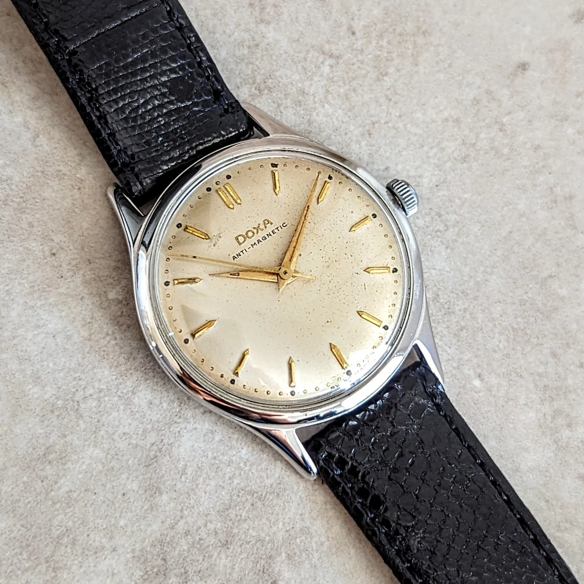 DOXA Anti-Magnetic Jumbo Wristwatch ETA 1147 Swiss Made Mechanical Watch
