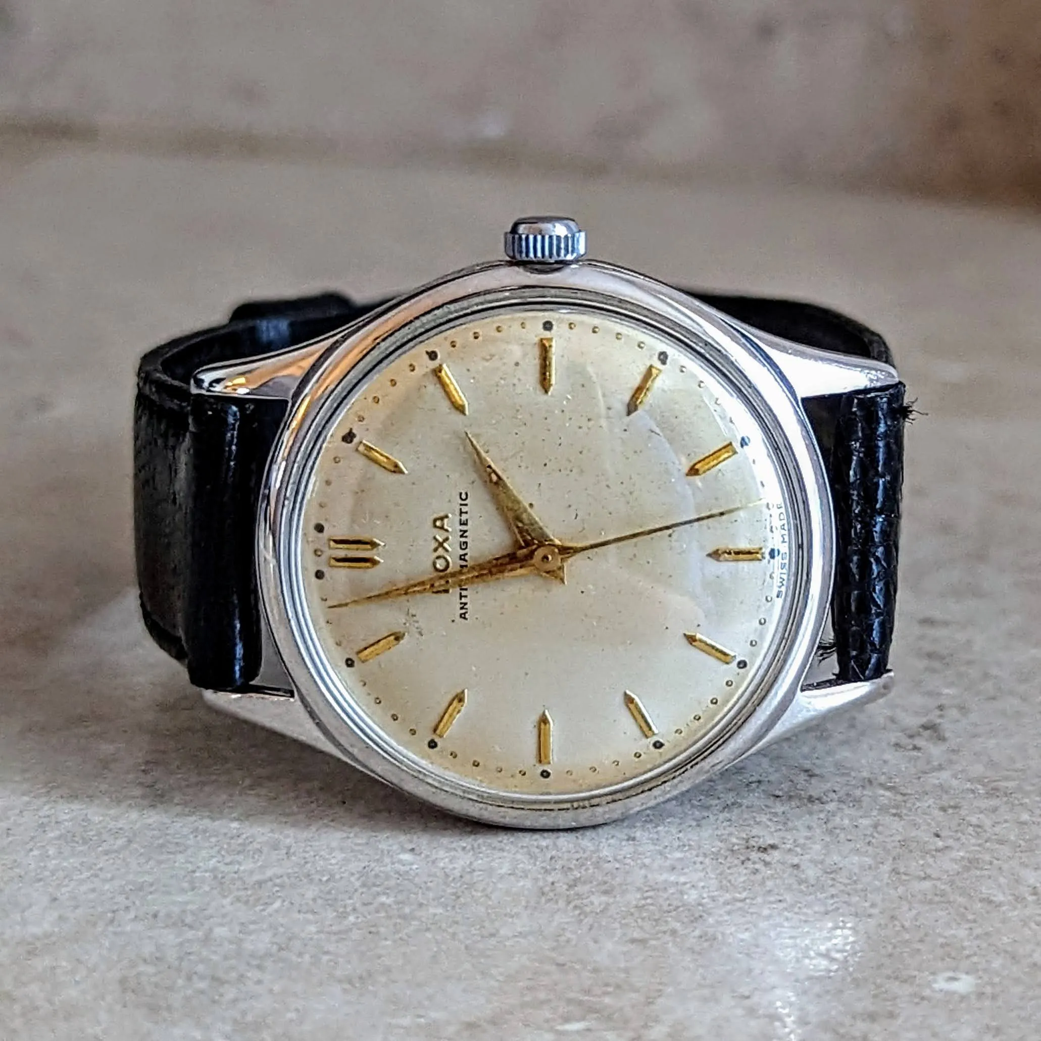 DOXA Anti-Magnetic Jumbo Wristwatch ETA 1147 Swiss Made Mechanical Watch