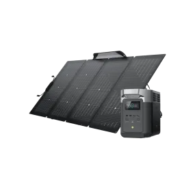 EcoFlow DELTA 2   160W Portable Solar Panel - Fast Charging, Solar Generator for Home Backup Power, Camping & RVs