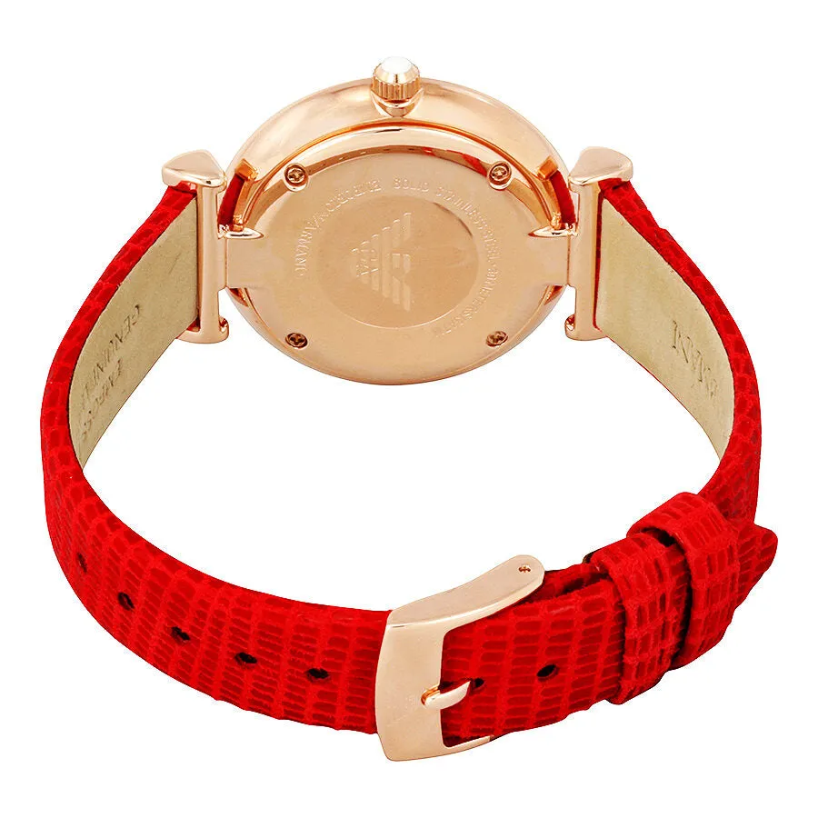Emporio Armani Classic Silver Dial Ladies Dress Watch AR1876