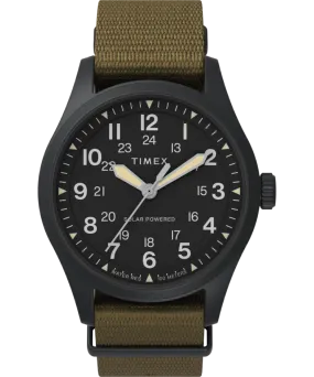 Expedition Field Post Solar 36mm Recycled Fabric Strap Watch