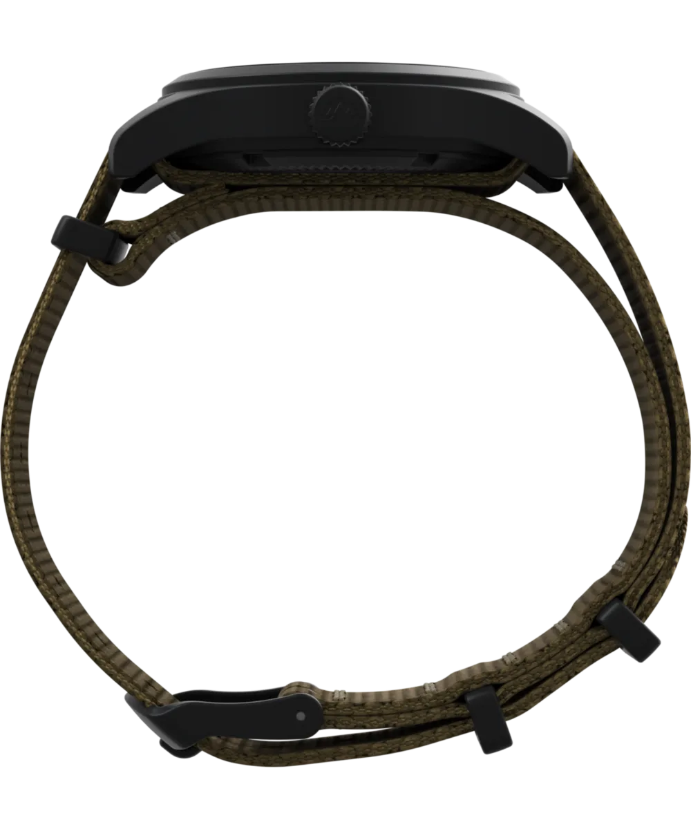 Expedition Field Post Solar 36mm Recycled Fabric Strap Watch