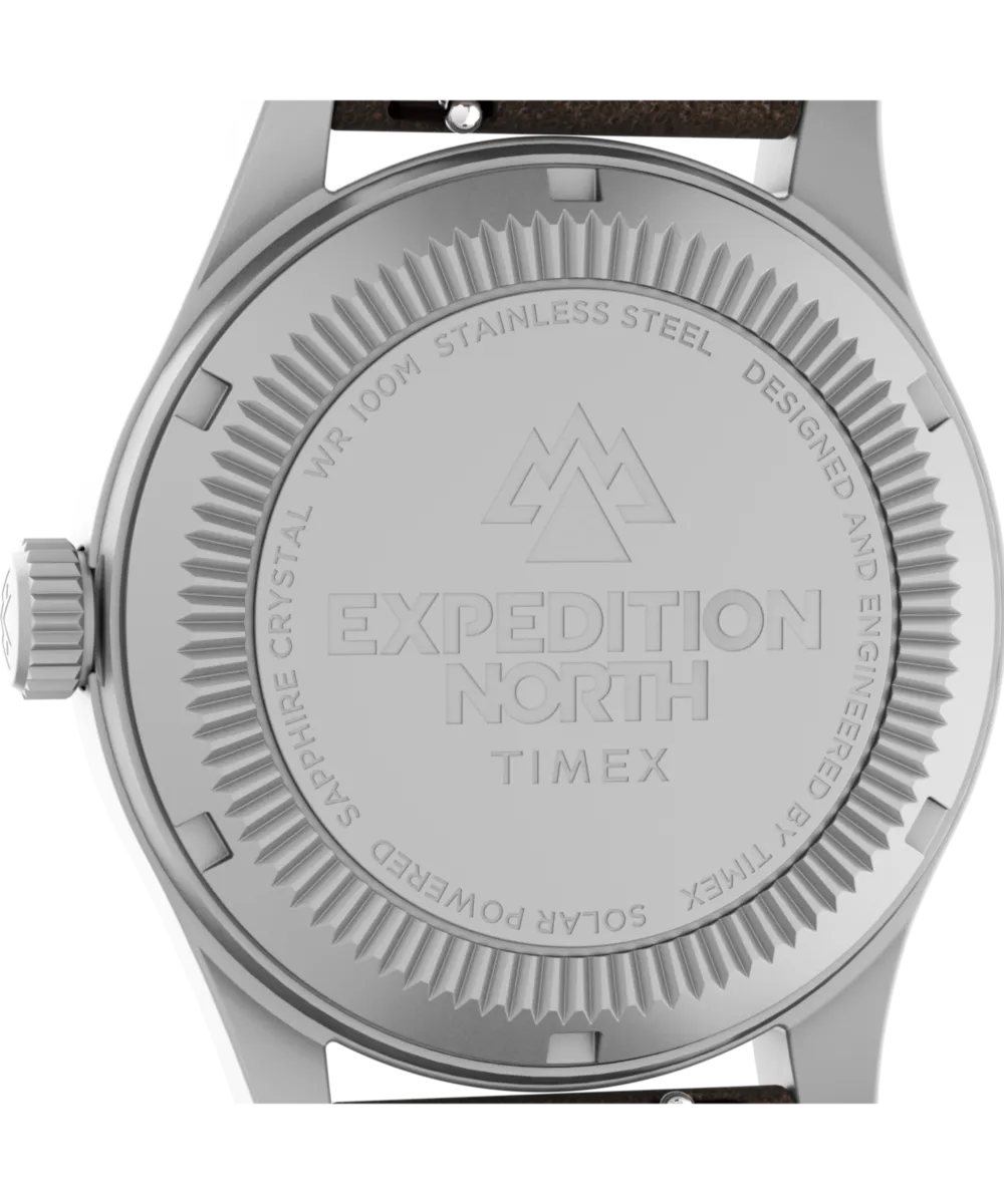 Expedition Field Solar 36mm Eco-Friendly Leather Strap Watch