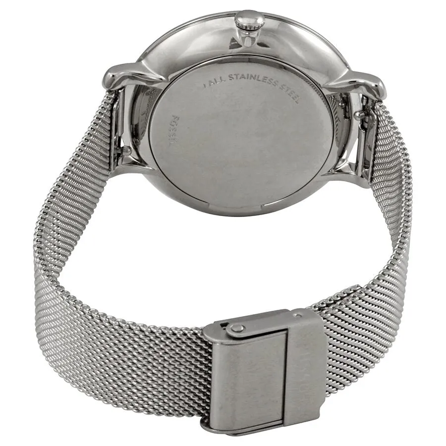 Fossil Jacqueline Blue Mother of Pearl Dial Ladies Mesh Watch ES4322