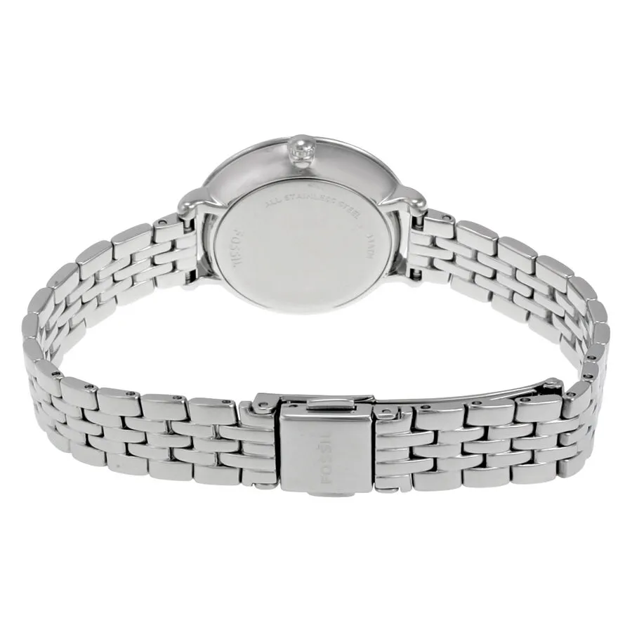 Fossil Jacqueline Silver Dial Stainless Steel Ladies Watch ES3797