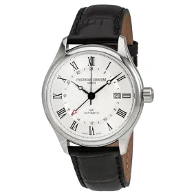 Frederique Constant Classic GMT Automatic Silver Dial Men's Watch FC-350MC5B6