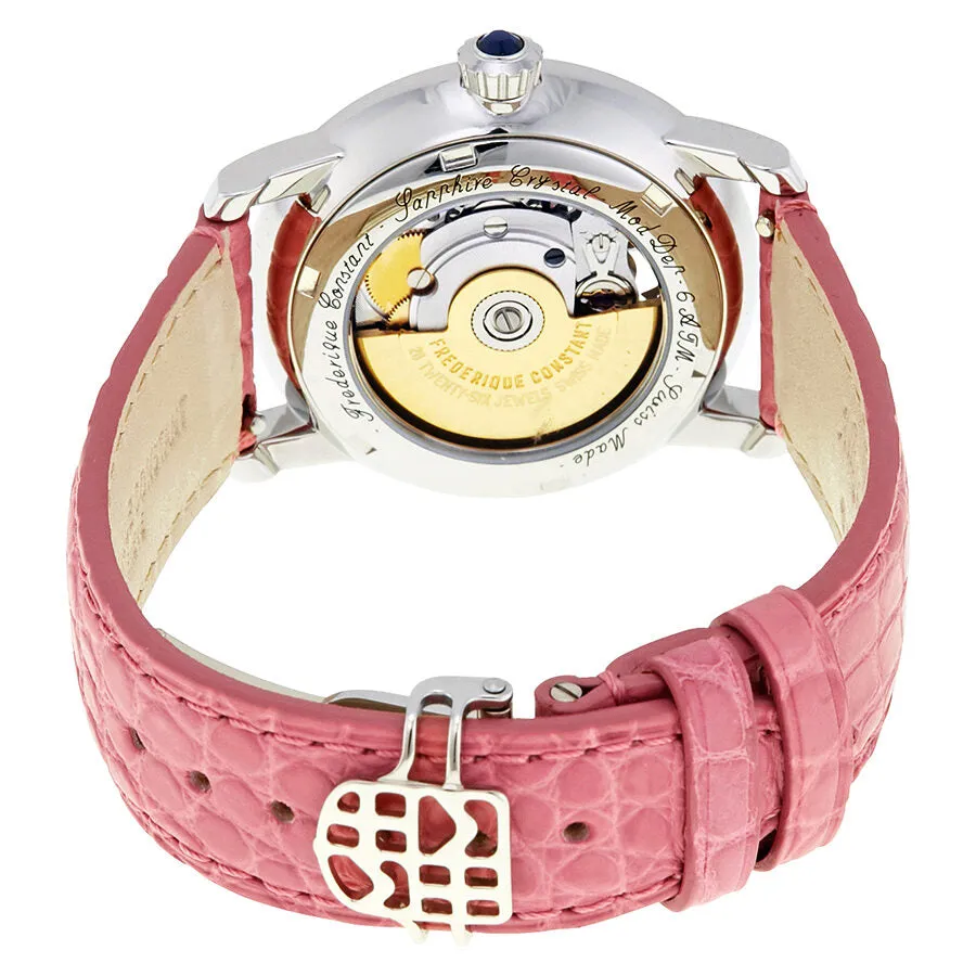 Frederique Constant Heartbeat Automatic Diamond Dial Ladies Watch FC-310BDHB2PD6-PK