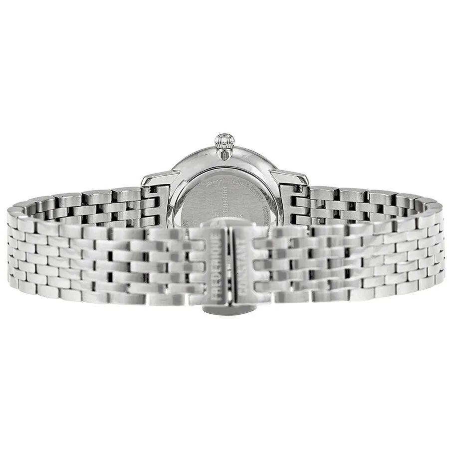 Frederique Constant Slim Line Mini Silver Dial Stainless Steel Watch FC-200WHDS6B