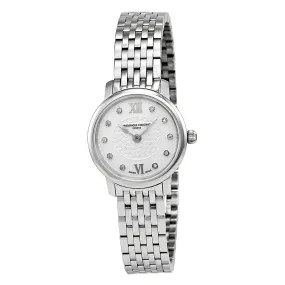 Frederique Constant Slim Line Mini Silver Dial Stainless Steel Watch FC-200WHDS6B