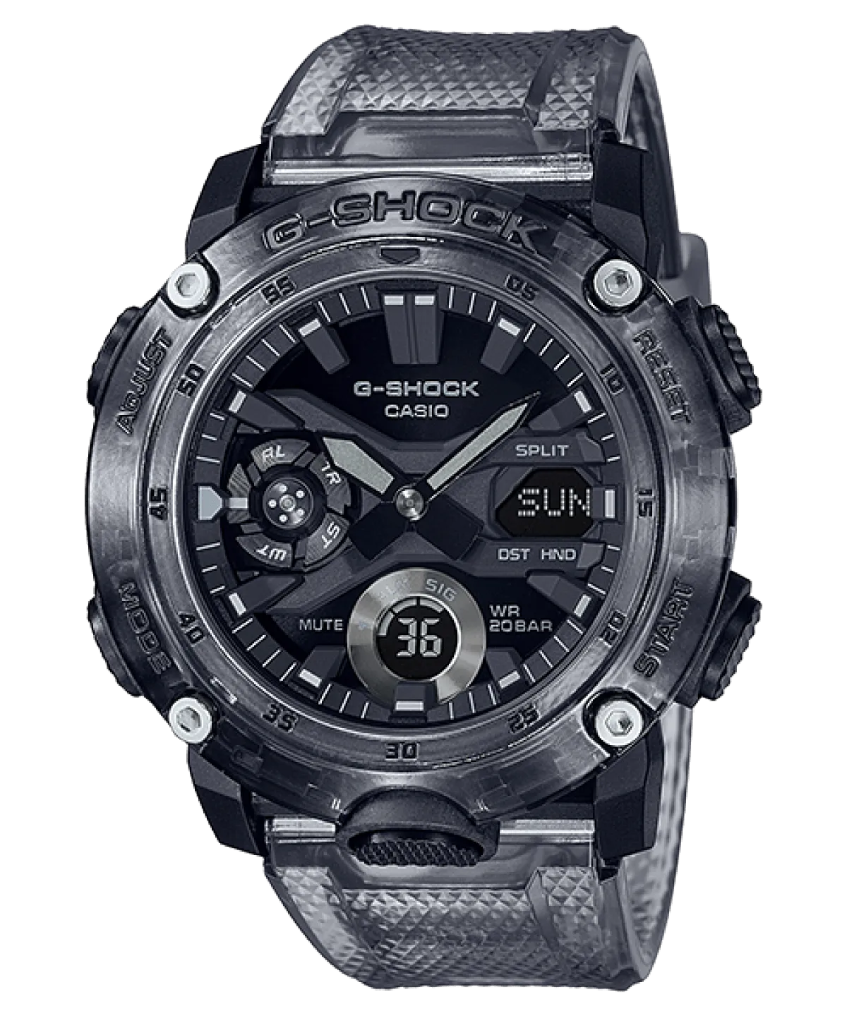 GA-2000SKE Series Watch -Black Skeleton