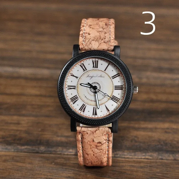 Geneva Vintage Retro Rivet Braided Genuine Leather Strap Women Wristwatches Bracelet Dress Watches Clock Thin Small Deer