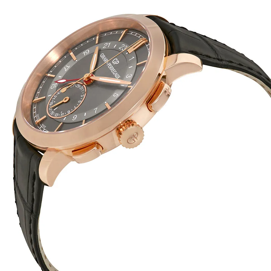 Girard Perregaux 1966 Dual Time Automatic Men's Watch 49544-52-231-BB60