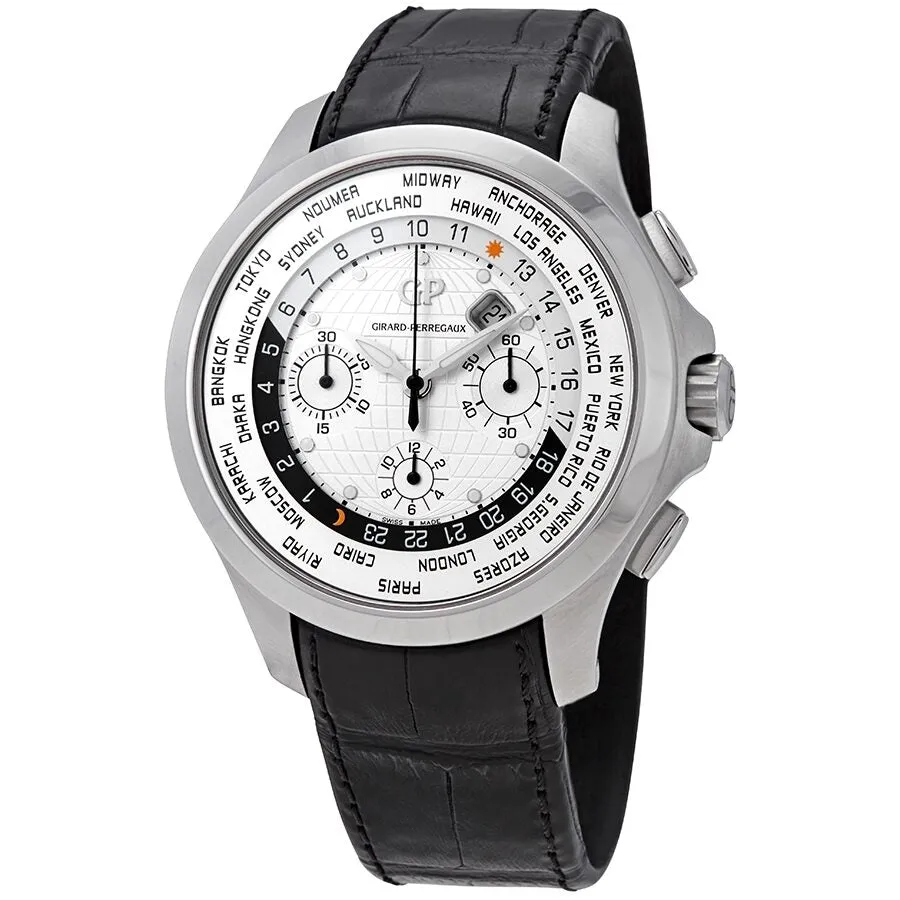 Girard Perregaux Traveller WW.TC Chronograph Automatic Men's Watch 49700-11-133-BB6B
