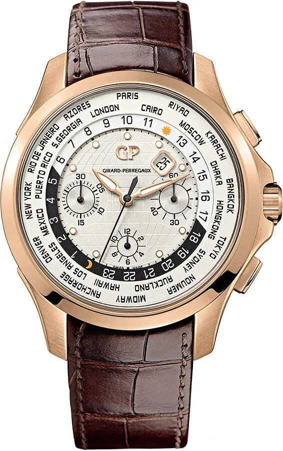 Girard Perregaux Traveller WW.TC Chronograph Automatic Men's Watch 49700-52-134-BB6B