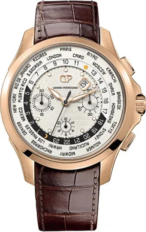 Girard Perregaux Traveller WW.TC Chronograph Automatic Men's Watch 49700-52-134-BB6B