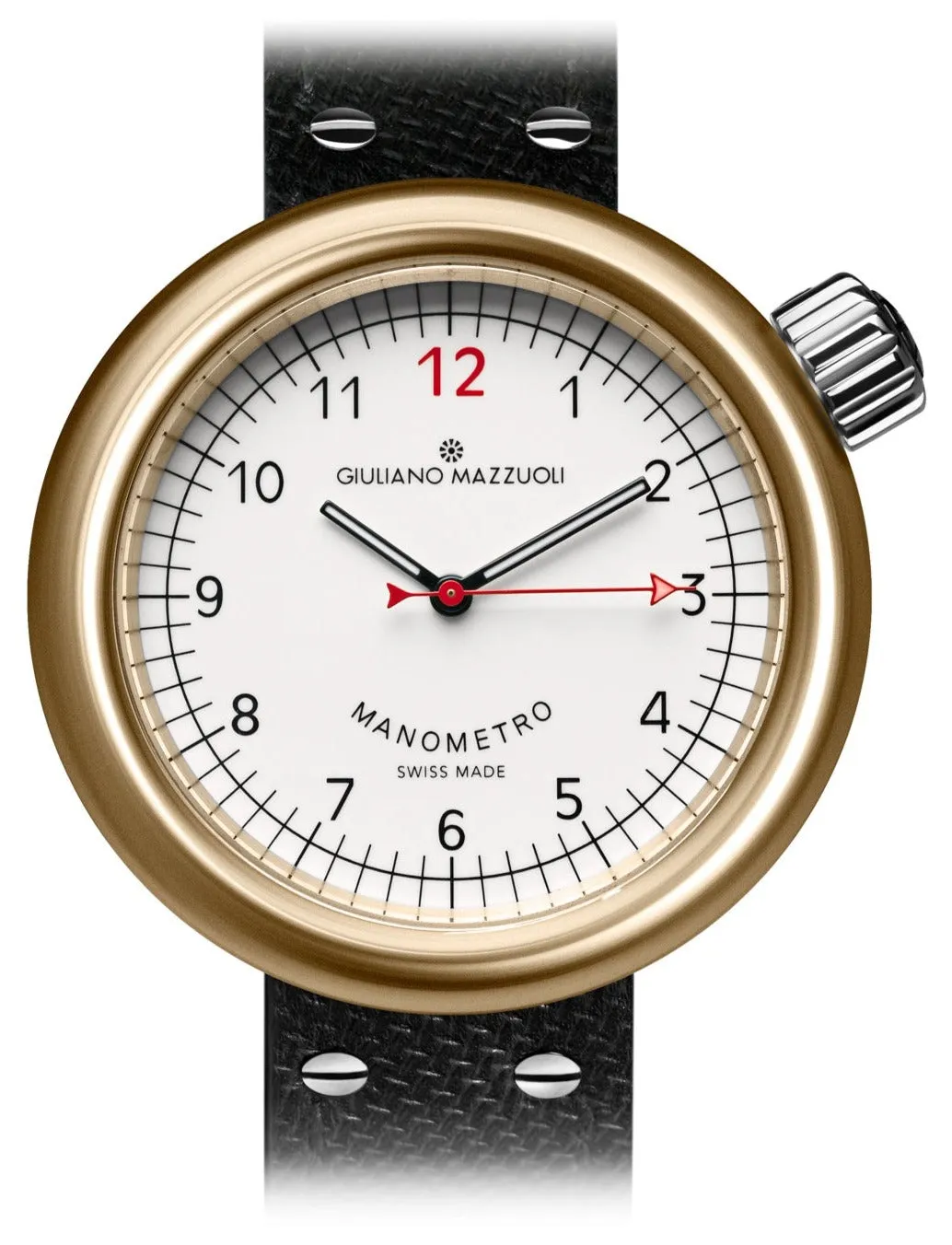 Giuliano Mazzuoli Manometro Bronze White